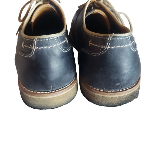 J&M Est.1850 Men's Sized 10.5 M DARK BLUE LEATHER - Picture 3 of 9